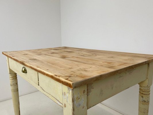 Early 20th Century Wooden Work Table or Desk with Original Patina-TZ-1352362