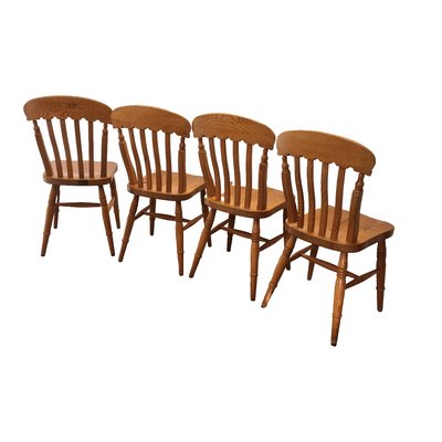 Early 21st Century Pine Dining Chairs from Cottage, 1990s, Set of 4-VHW-2017121