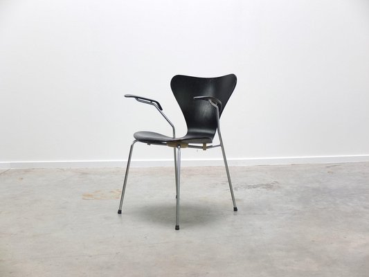 Early 3207 Armchair by Arne Jacobsen for Fritz Hansen, 1955-MHV-1744975