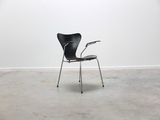 Early 3207 Armchair by Arne Jacobsen for Fritz Hansen, 1955-MHV-1744975