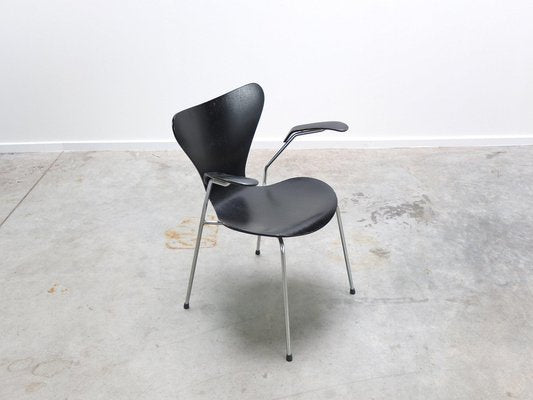 Early 3207 Armchair by Arne Jacobsen for Fritz Hansen, 1955-MHV-1744975