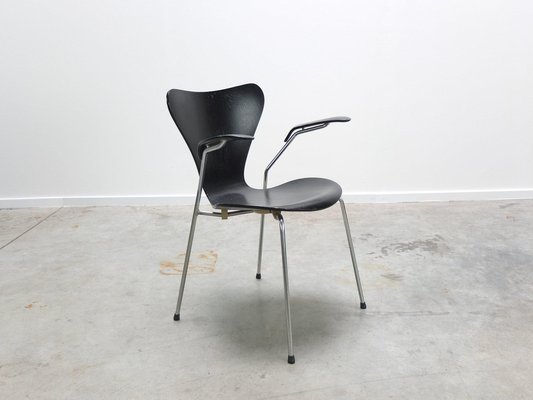 Early 3207 Armchair by Arne Jacobsen for Fritz Hansen, 1955-MHV-1744975