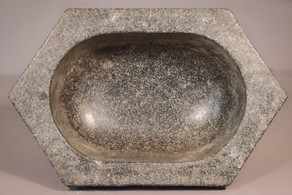 Early Antique Eastern Carved Stone Bowl-AOI-1350940