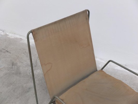 Early Bachelor Chair with Ottoman by Verner Panton for Fritz Hansen, 1950s, Set of 2-MHV-1807512