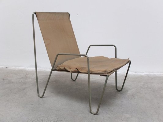 Early Bachelor Chair with Ottoman by Verner Panton for Fritz Hansen, 1950s, Set of 2-MHV-1807512