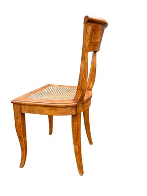 Early Biedermeier Dining Chairs in Fruit Wood, Germany, 1850s, Set of 4-WZZ-1760056