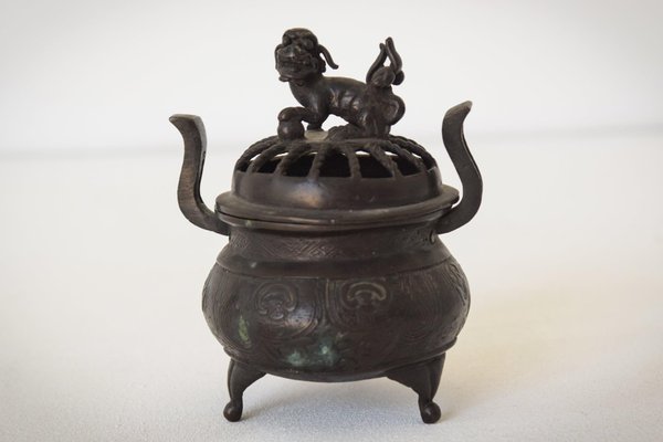 Early Chinese Bronze Incense Burner-AOI-1442435