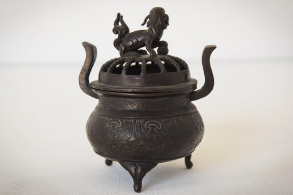 Early Chinese Bronze Incense Burner-AOI-1442435