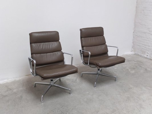 Early EA216 Swivel Lounge Chair by Eames for Herman Miller, 1960s-MHV-1771654