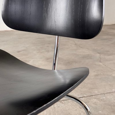 Early Eames DCM Dining Chairs in Black attributed to Herman Miller, 1950s, Set of 2-KHT-2039644