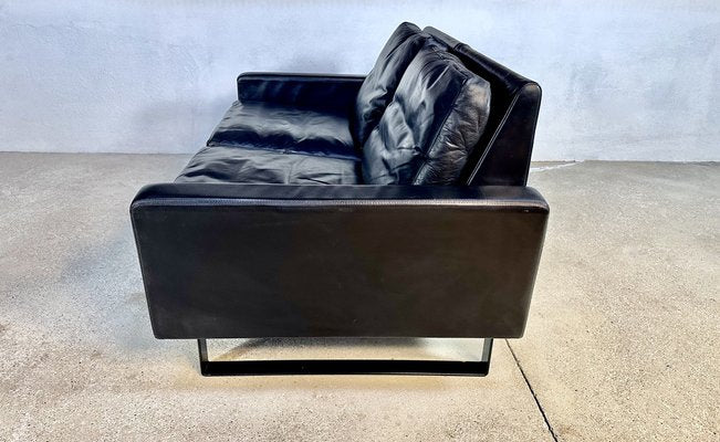 Early Edition Conseta Two-Seater Leather Sofa by Friedrich-Wilhelm Möller for Cor, Germany 1964-JP-1772755