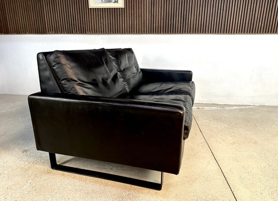 Early Edition Conseta Two-Seater Leather Sofa by Friedrich-Wilhelm Möller for Cor, Germany 1964-JP-1772755