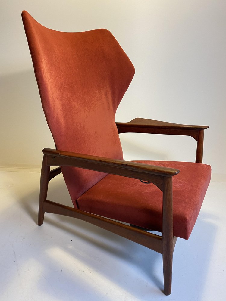 Early Edition Owel Chair in Teak by Ib Kofod-Larsen for Carlo Gahrn, 1950s