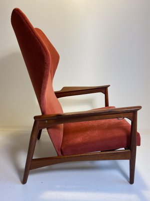 Early Edition Owel Chair in Teak by Ib Kofod-Larsen for Carlo Gahrn, 1950s-HKY-1782167