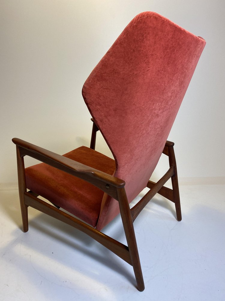 Early Edition Owel Chair in Teak by Ib Kofod-Larsen for Carlo Gahrn, 1950s