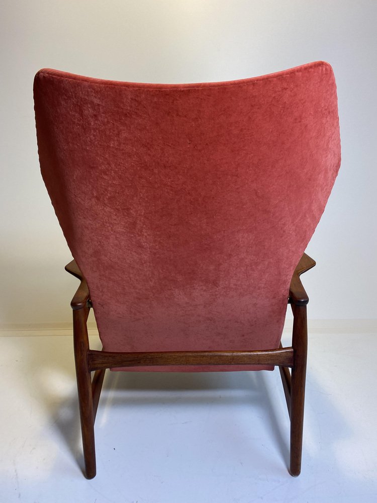 Early Edition Owel Chair in Teak by Ib Kofod-Larsen for Carlo Gahrn, 1950s