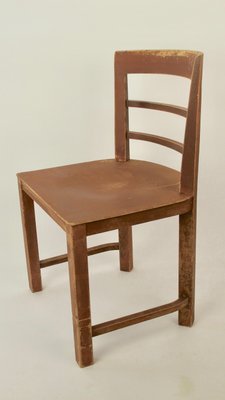 Early Modernistic Wooden Chairs, Austria, 1925, Set of 3-BAF-2032814