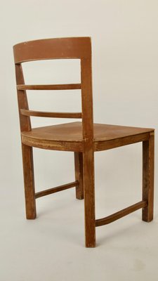 Early Modernistic Wooden Chairs, Austria, 1925, Set of 3-BAF-2032814