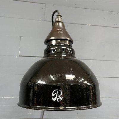 Early Rademacher Wall Lamp with Marked Enamel Roof-NPL-1720254