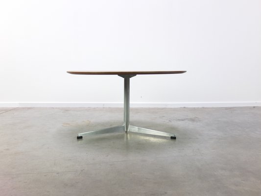 Early Round Teak Coffee Table by Arne Jacobsen for Fritz Hansen, 1960s-MHV-1275434