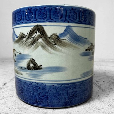 Early Shōwa Era Porcelain Hibachi, Japan, 1930s-DWL-1816168