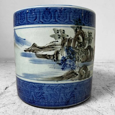 Early Shōwa Era Porcelain Hibachi, Japan, 1930s-DWL-1816168