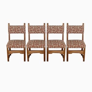 Early Twentieth Century Oak Chairs in the Style of Monastic, Set of 4-RVK-1146817