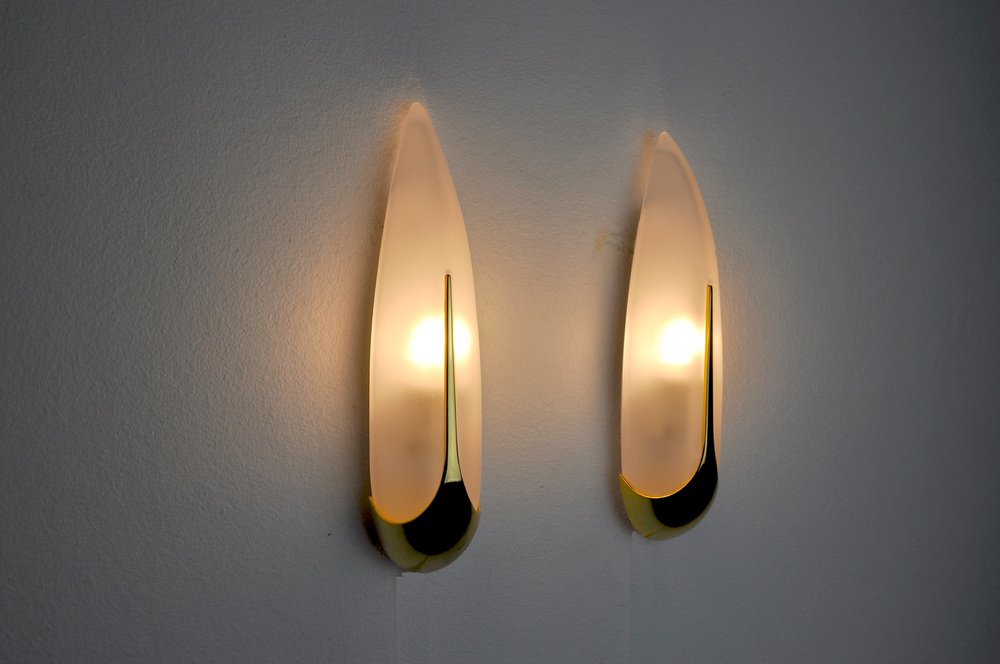 Ears of Corn Sconces by Idearte, Spain, 1980s, Set of 2