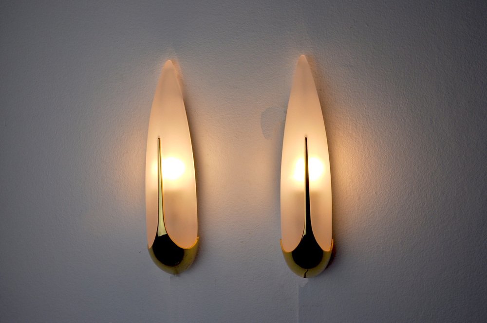 Ears of Corn Sconces by Idearte, Spain, 1980s, Set of 2