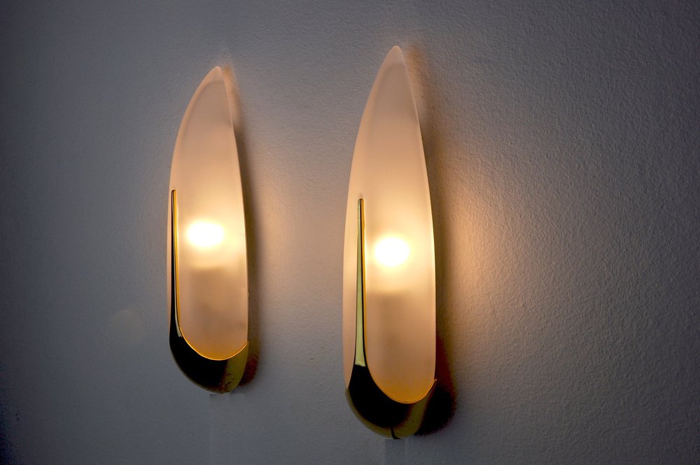 Ears of Corn Sconces by Idearte, Spain, 1980s, Set of 2