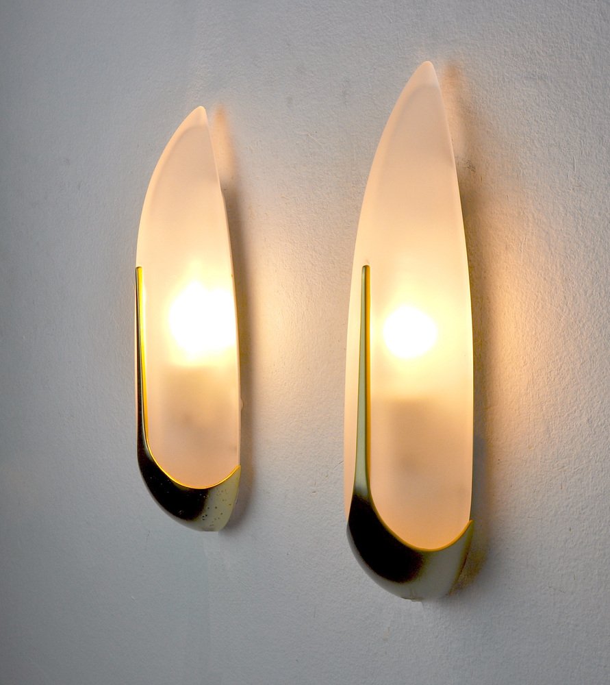 Ears of Corn Sconces from Idearte, Spain, 1980s, Set of 2