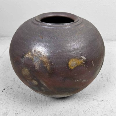 Earthenware Bizen-Yaki Tsubo Vase, Japan, 1920s-DWL-1761162