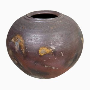 Earthenware Bizen-Yaki Tsubo Vase, Japan, 1920s-DWL-1761162