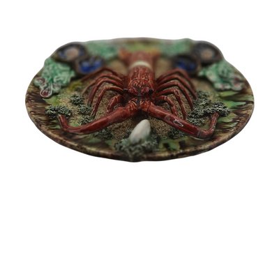 Earthenware Lobster Plates, Portugal, 1930s, Set of 2-TCS-1135291