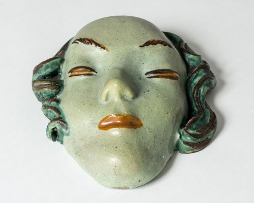 Earthenware Mask by Allan Ebeling, 1930s-NL-1718961