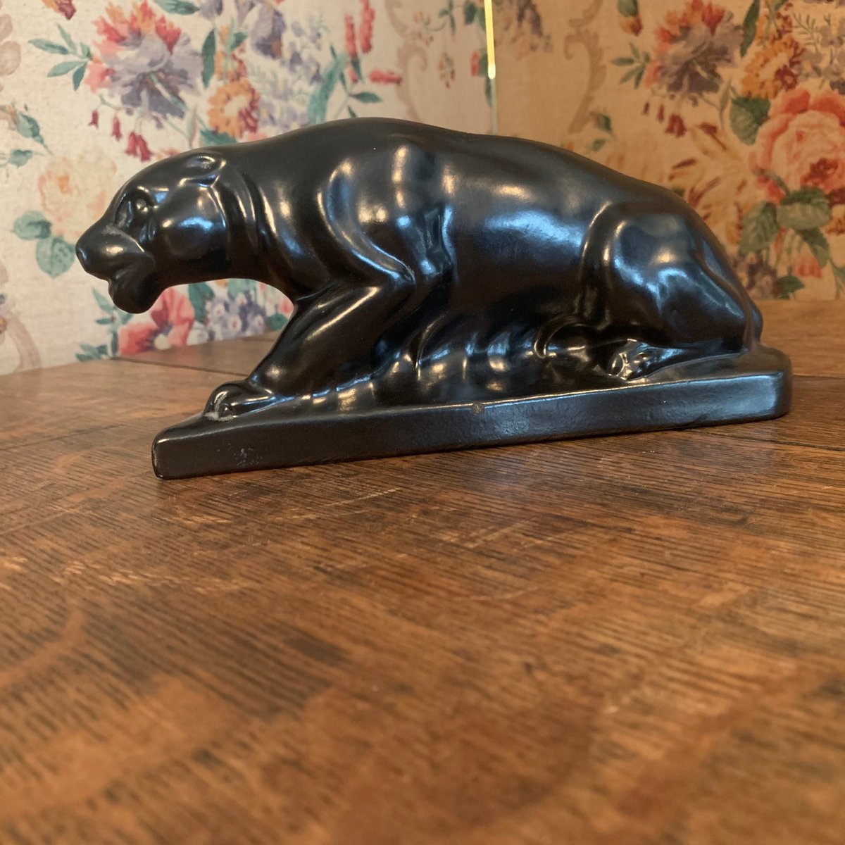 Earthenware Panther from Dubois, 1920s