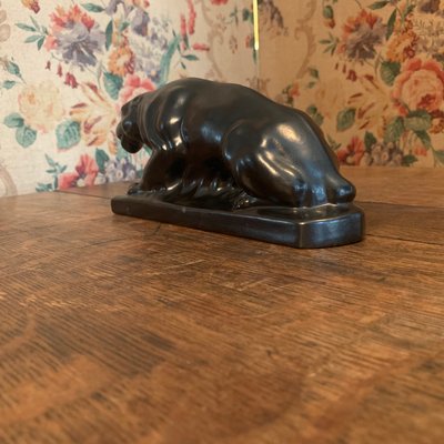 Earthenware Panther from Dubois, 1920s-VBM-859179