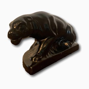 Earthenware Panther from Dubois, 1920s-VBM-859179