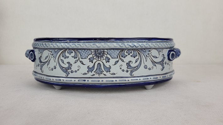 Earthenware Planter / Basin from Nevers Montagnon, 1890s-XYB-2033868