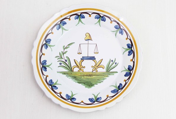 Earthenware Plate, France, 20th Century-BQF-1779550