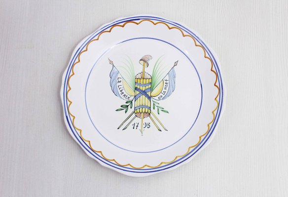 Earthenware Plate, France, 20th Century-BQF-1779553