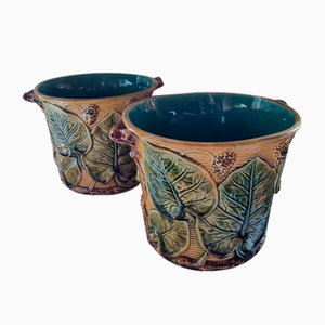 Earthenware Pots, Early 20th Century, Set of 2-GSF-1811038