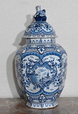 Earthenware Vase from Royal Delft, 20th Century-RVK-1441928