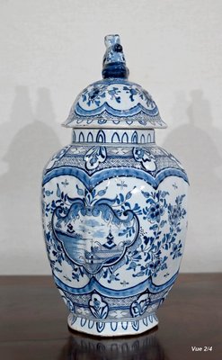 Earthenware Vase from Royal Delft, 20th Century-RVK-1441928