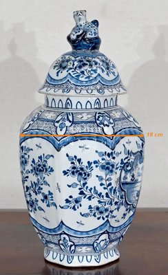 Earthenware Vase from Royal Delft, 20th Century-RVK-1441928