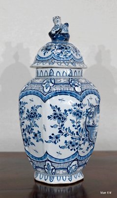 Earthenware Vase from Royal Delft, 20th Century-RVK-1441928