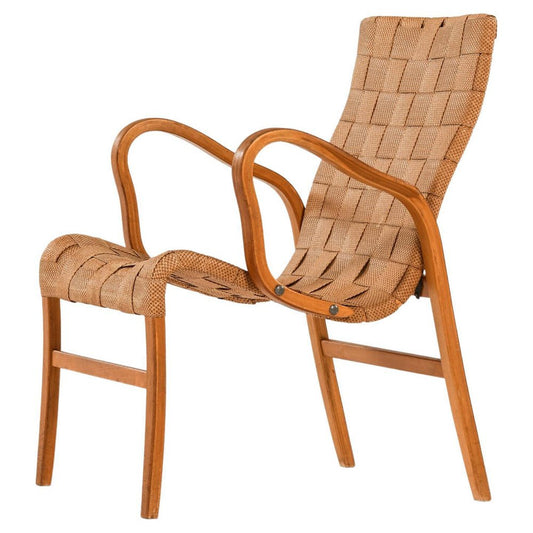 Easy Chair by Ferdinand Lundquist attributed to Elias Svedberg, 1940s