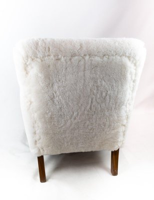 Easy Chair in Sheep Wool from Fritz Hansen, 1930s-UY-842800