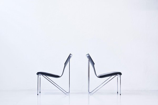 Easy Chairs by Sigurd Persson for Åry Stålmöbler, 1960s, Set of 2-KO-635256