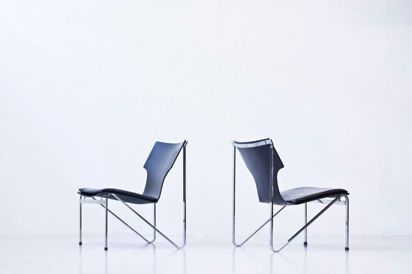 Easy Chairs by Sigurd Persson for Åry Stålmöbler, 1960s, Set of 2-KO-635256